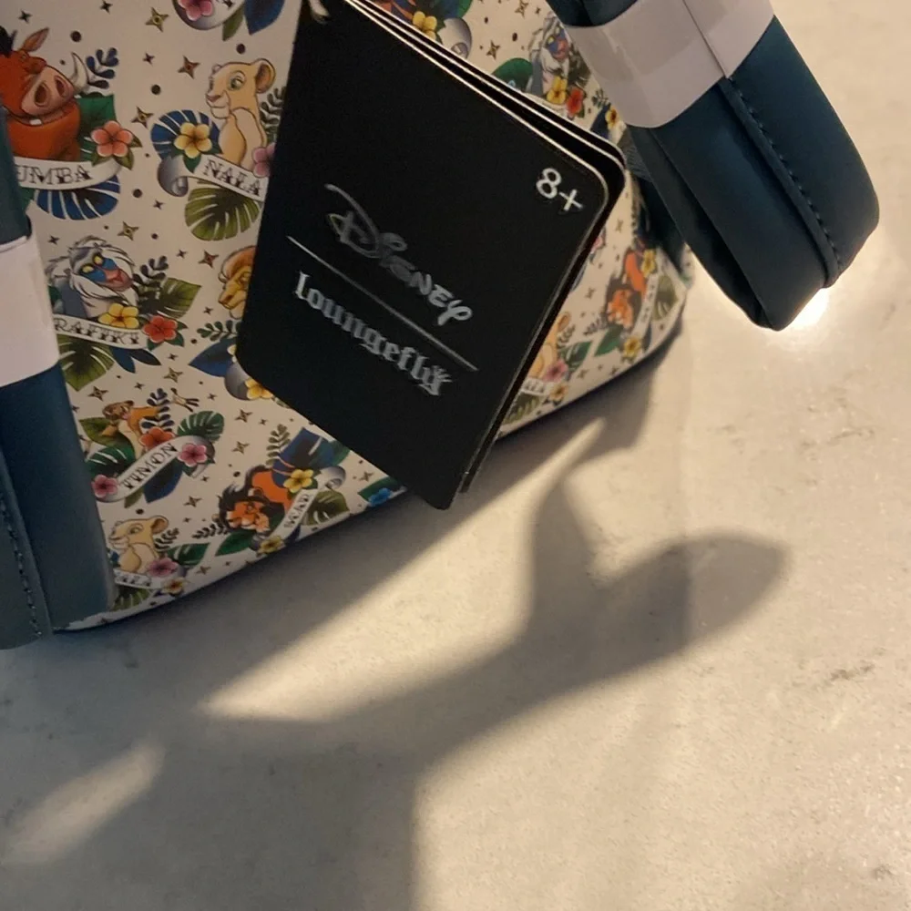NWT Disney Loungefly Lion King Tattoo Mini Backpack
